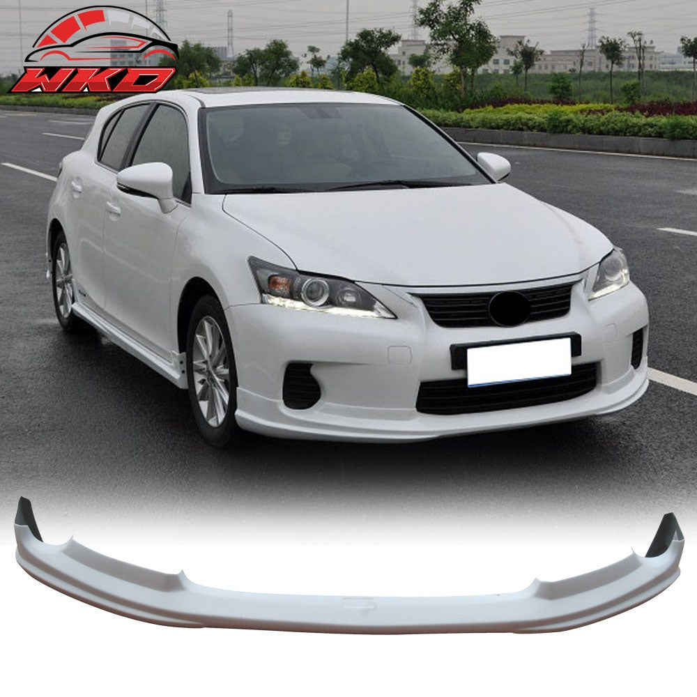 Fits 11-13 Lexus CT200H TM Style PP Front Bumper Lip Spoiler