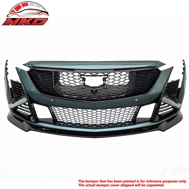 For 25-26 Cadillac CT5 Front Bumper Cover V Blackwing Style Conversion PP Fascia