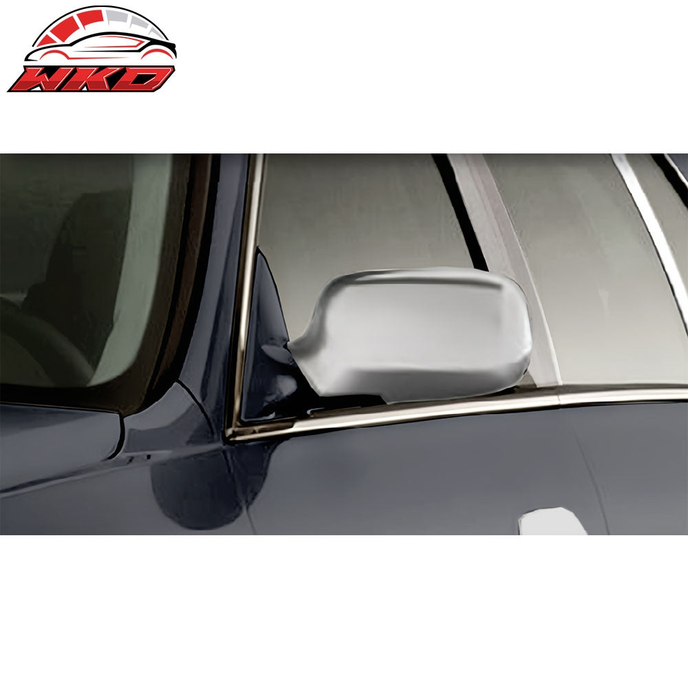 Fits 06-11 Cadillac DTS/DHS 2PCS Side Rearview Mirror Cover Replacement Chrome