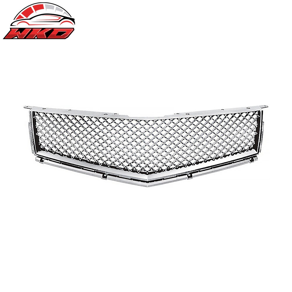 Wholesale 2010-2012 Cadillac SRX ABS Bentley Mesh Front Bumper Upper Grille Chrome