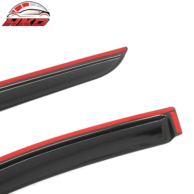 Fits 19-25 Cadillac XT4 Tape on Window Visors Vent Rain Sun Guards Deflectors