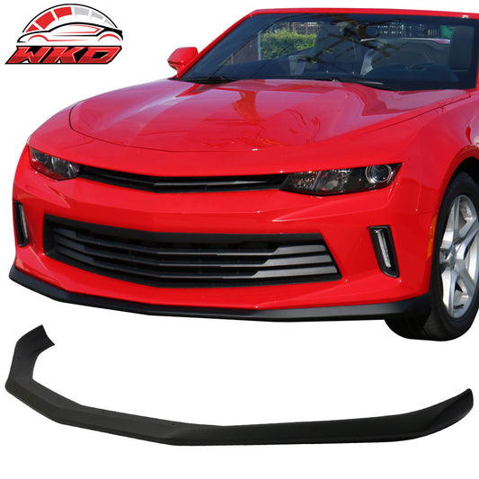Fits 16-18 Chevrolet Camaro LT OE Style Unpainted Front Bumper Lip Spoiler ABS