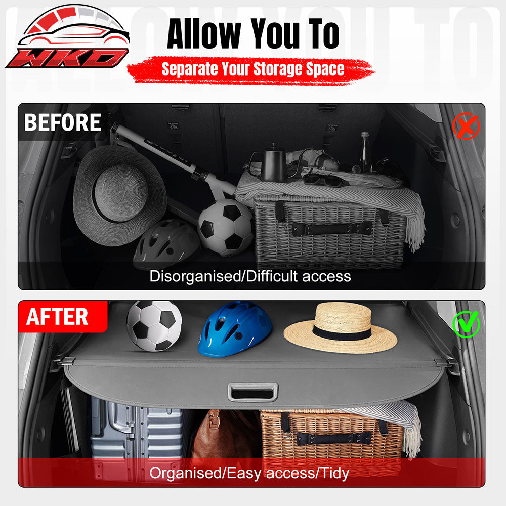 Fits 2017-2022 Honda CR-V CF Texture Style Retractable Rear Trunk Cargo Cover