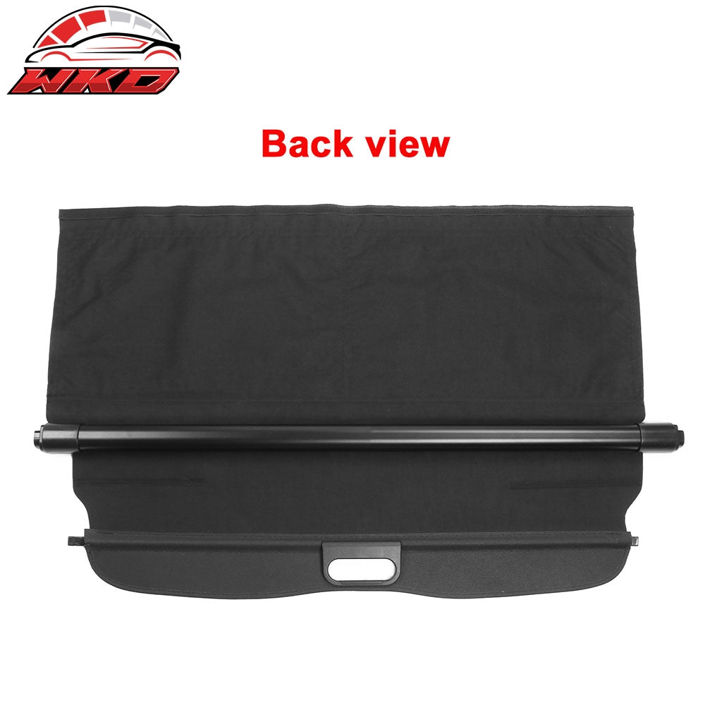 Fits 16-19 Smart EQ Fortwo 2DR Black Rear Security Tonneau Cargo Shade Cover PVC