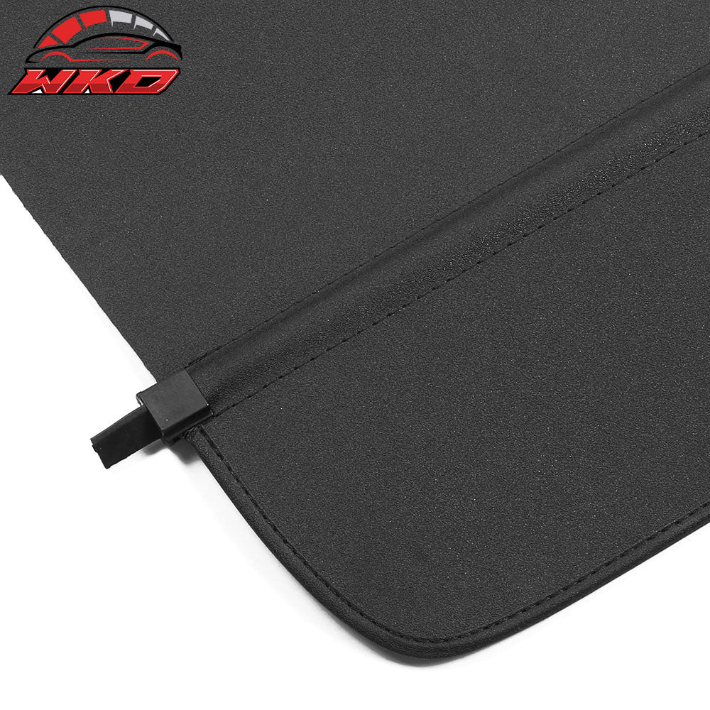 Fits 16-26 Volvo XC90 Black Rear Trunk Security Tonneau Cargo Shade Cover - PVC