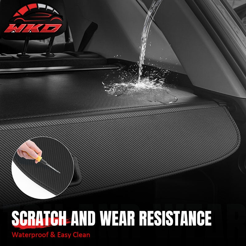 Fits 25-26 Chevrolet Equinox & GMC Terrain Rear Cargo Cover Carbon Fiber Texture