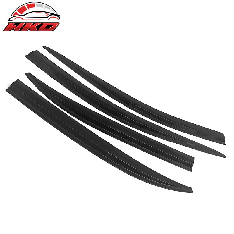 Fits 08-12 Chevrolet Malibu Window Visors Black Sun Rain Guard Deflectors 4PCS