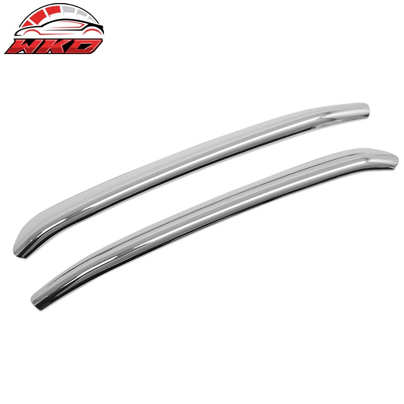 Fits 15-20 Chevrolet Tahoe Chrome Front Bumper Fog Lights Garnish Trims 2PCS Set