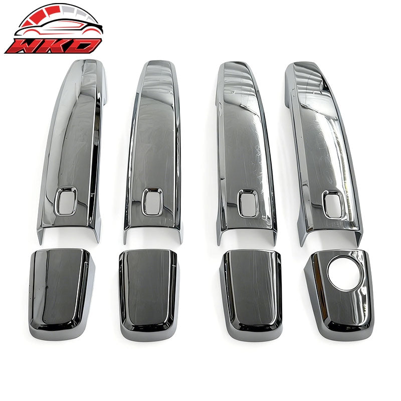 Fits 08-11 Chevy Aveo 11-16 Cruze Chrome Door Handle Cover ABS w/ 4 Smart Keys