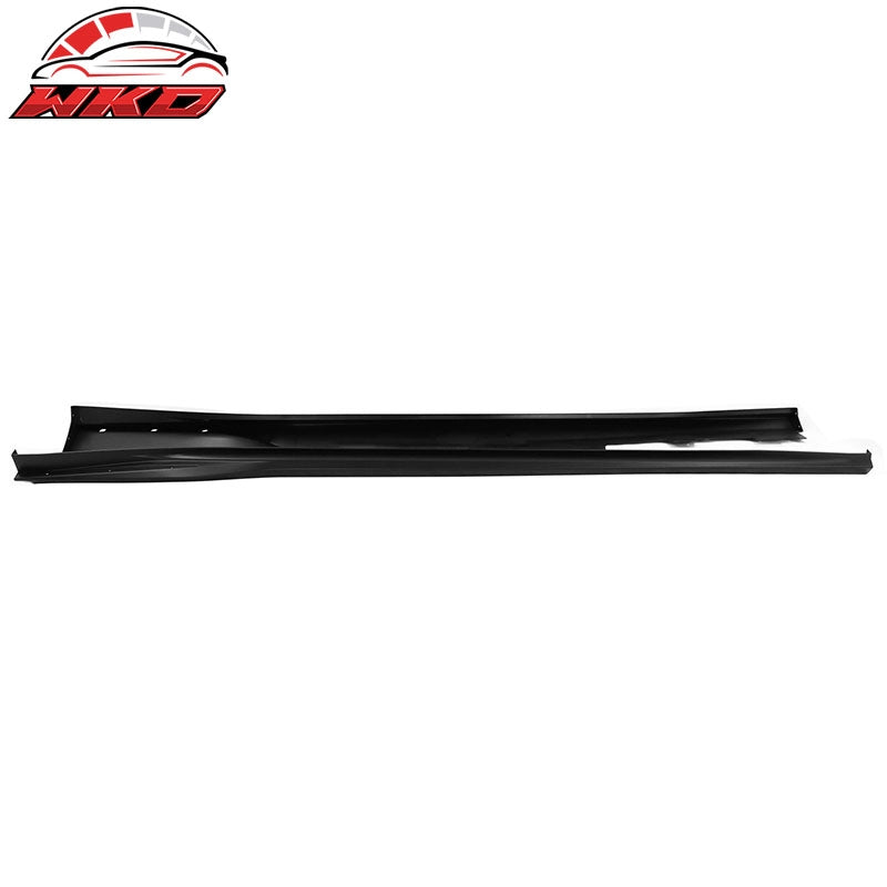 Fits 16-24 Chevy Camaro Rocker Style Matte Black Side Skirts Extension 4PCS PP