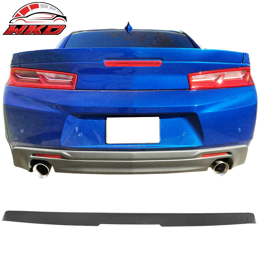 Fits 16-24 Chevrolet Camaro OE Style Rear Trunk Spoiler Wing Lip Unpainted 3PCS