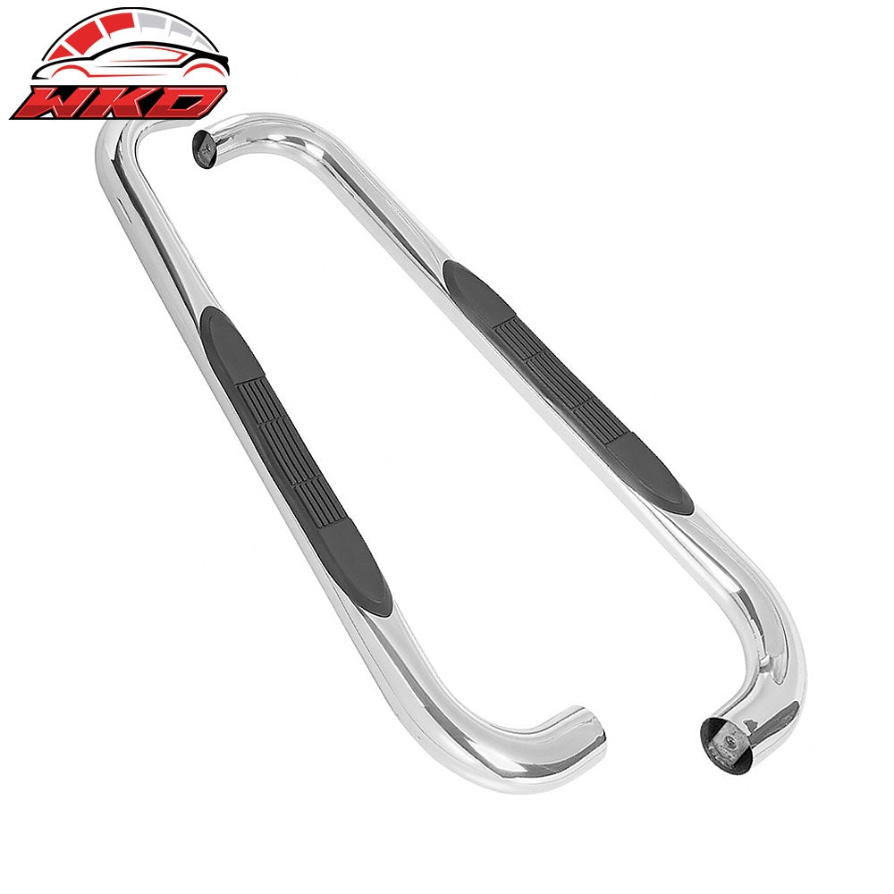 Fits 15-17 Chevy Colorado GMC Canyon Crew Cab Side Step Bar Running Board Chrome