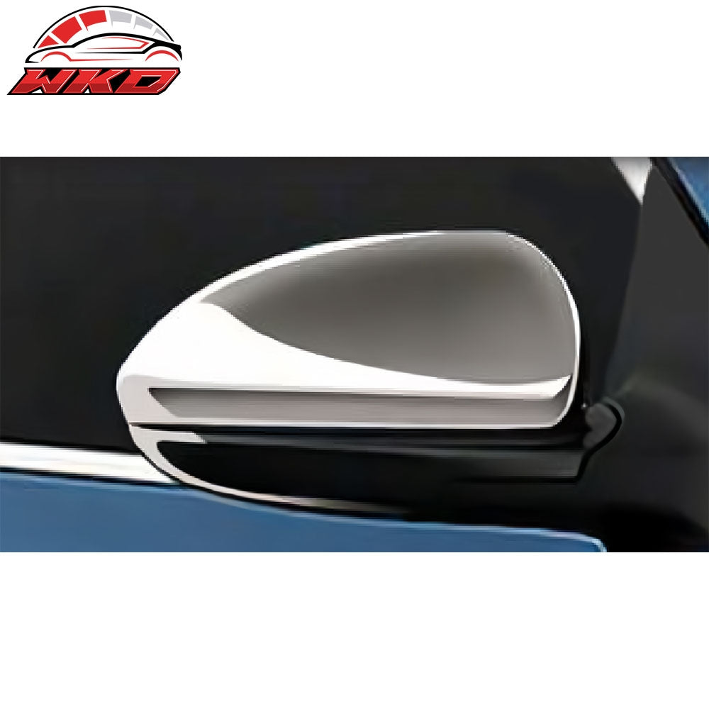 Fits 11-15 Chevrolet Cruze 2PC Side Rearview Mirror Cover Cap Replacement Chrome