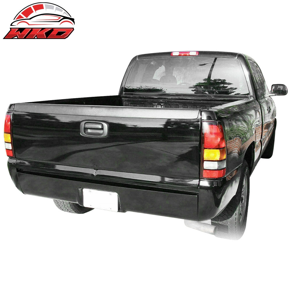 Fits 94-03 Chevrolet S10 GMC Sonoma Unpainted Rear Bumper Roll Pan Fleetside