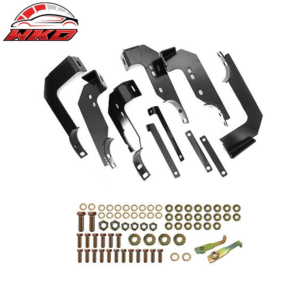 Fits 99-13 Silverado GMC Sierra Standard Cab 4" Running Boards