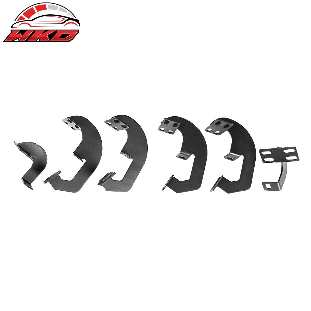 Fits 07-18 Chevy Silverado GMC Sierra Extended Cab IKON V2 Style Running Boards