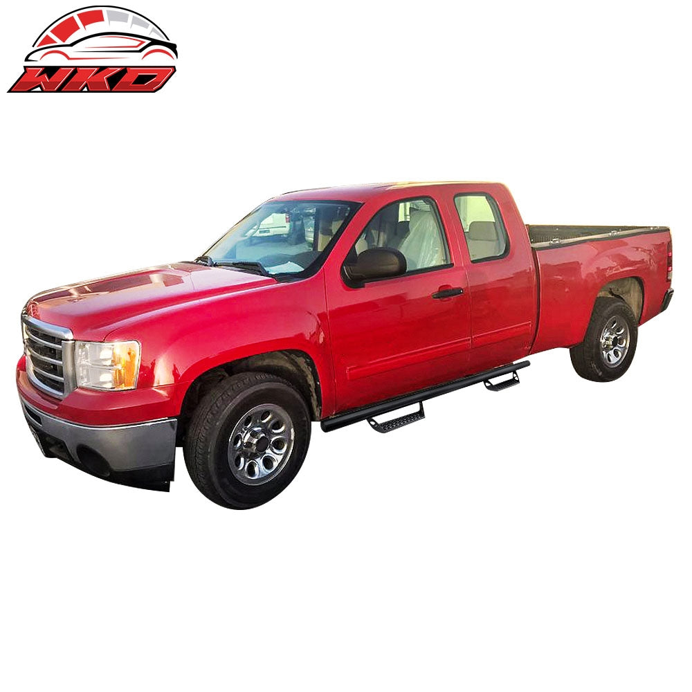 Fits 07-18 Chevy Silverado Extended Cab BCT Style Side Step Bars