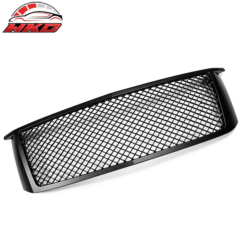 Fits 2015-2020 Chevy Tahoe & Suburban Mesh Style Front Bumper Upper Grille Black