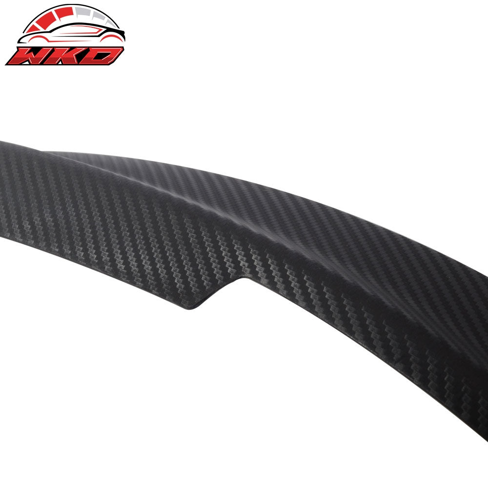 Fits 01-03 Honda Civic 2Dr 4Dr Type R BM Style Front Bumper Lip - PU CF Texture