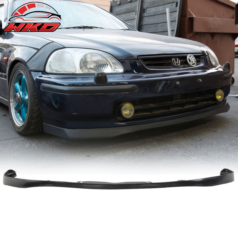 Fits 96-98 Honda Civic EK 2Dr 3Dr 4Dr SIR OE Style Front Bumper Lip PU