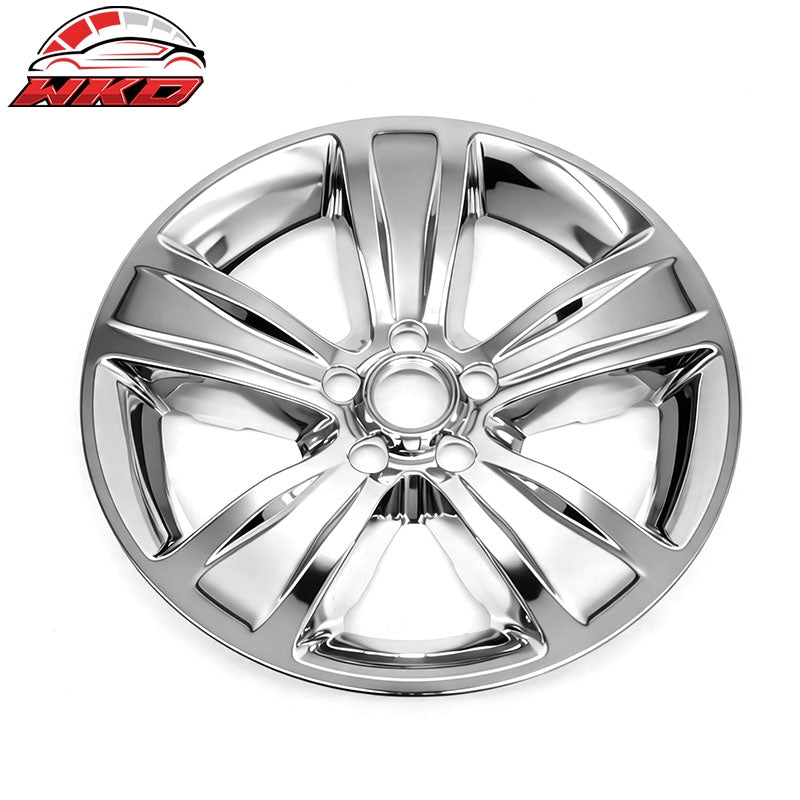 Fits 15-19 Dodge Charger 15-23 Challenger 18" Wheel Covers Chrome ABS 4PCS Set