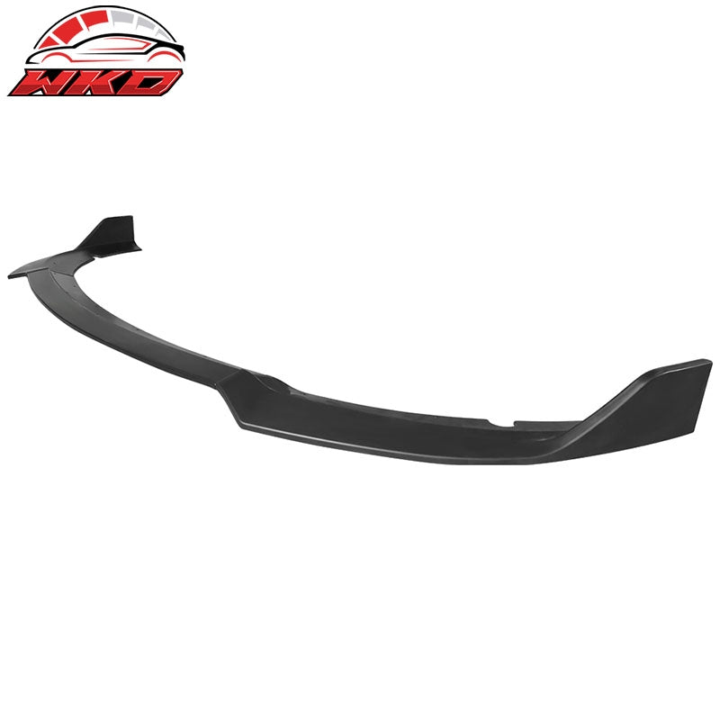 Fits 15-23 Dodge Charger SRT V1 Style Front Bumper Lip 3PC ABS - Matte Black