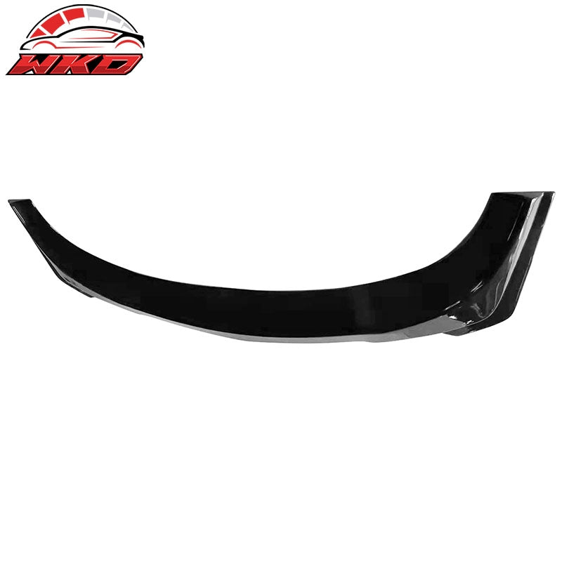 Fits 15-23 Dodge Charger SRT V3 Style Front Bumper Lip Spoiler PP Gloss Black