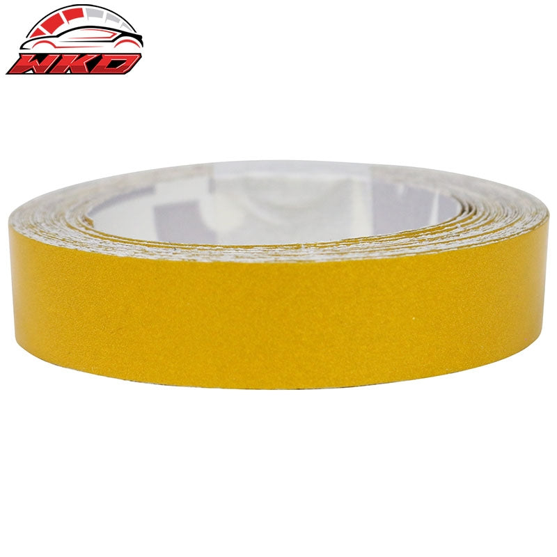 Fits 12-14 Dodge Charger SRT8 OE Style Rear Lip Diffuser &Yellow Reflective Tape