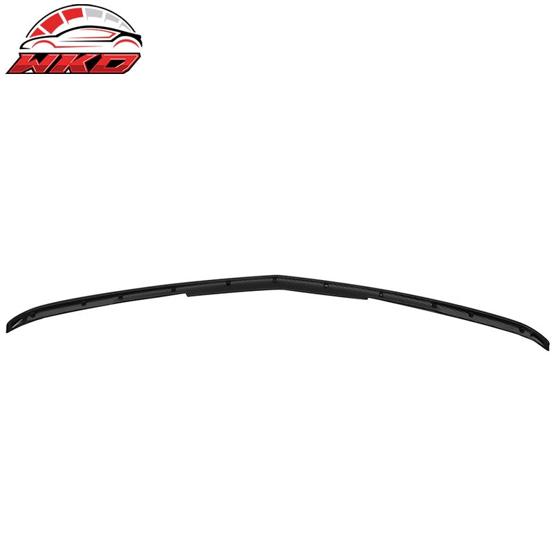 Fits 11-14 Dodge Charger Carbon Fiber Textured Front Bumper Lip