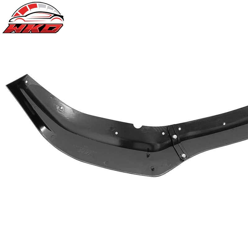 Fit 20-23 Dodge Charger Widebody IKON V1 Carbon Fiber Print 3PC Front Bumper Lip