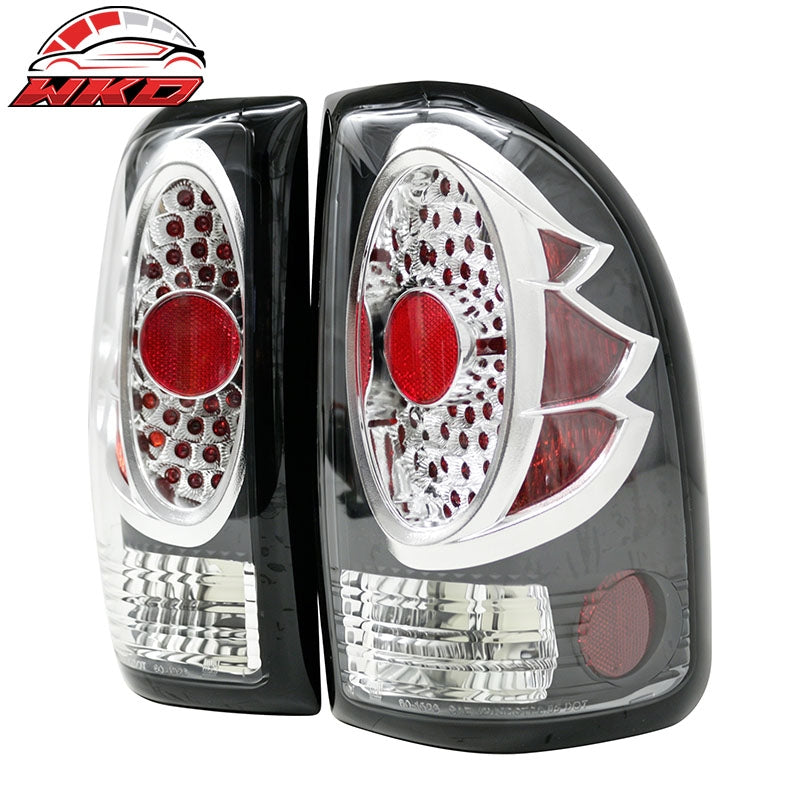 Fits 97-04 Dodge Dakota Left Right RH LH Tail Lights Rear Brake Lamps Clear Lens