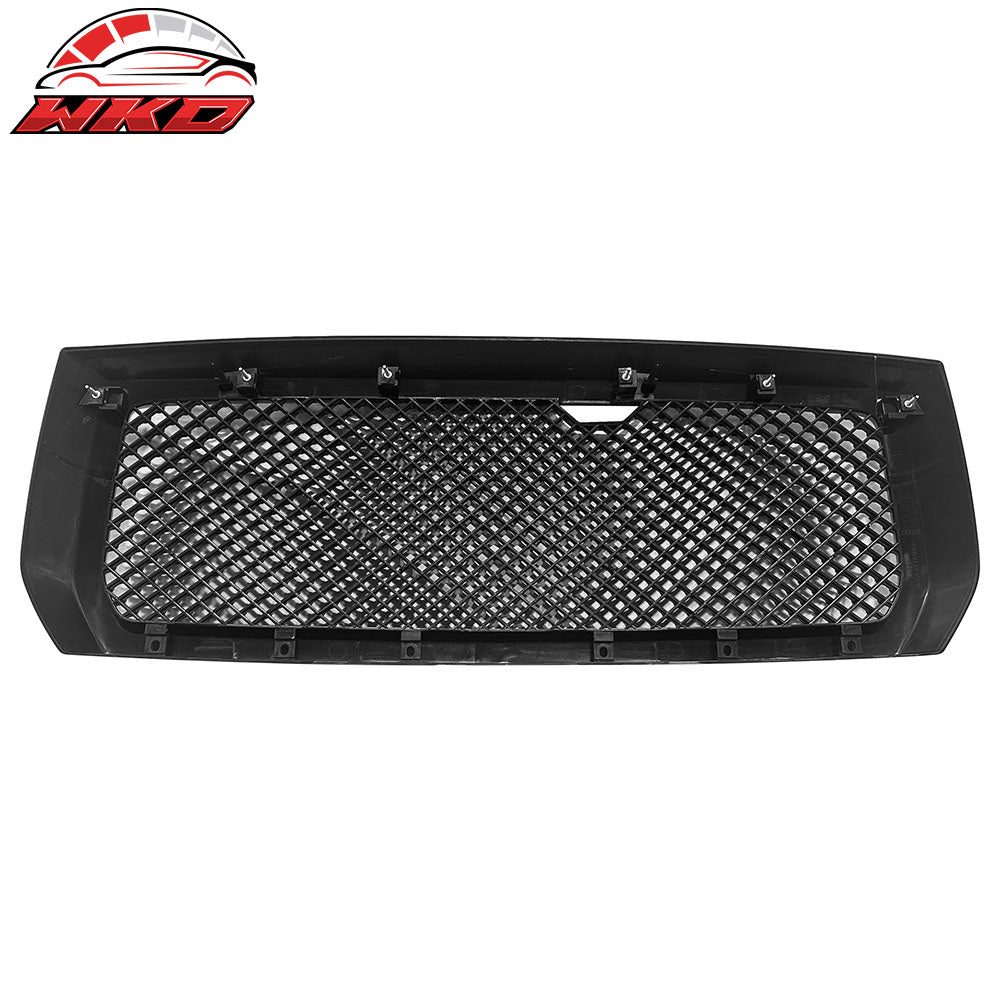 Fits 05-07 Dodge Dakota Mesh Style Front Bumper Hood Upper Grille Gloss Black