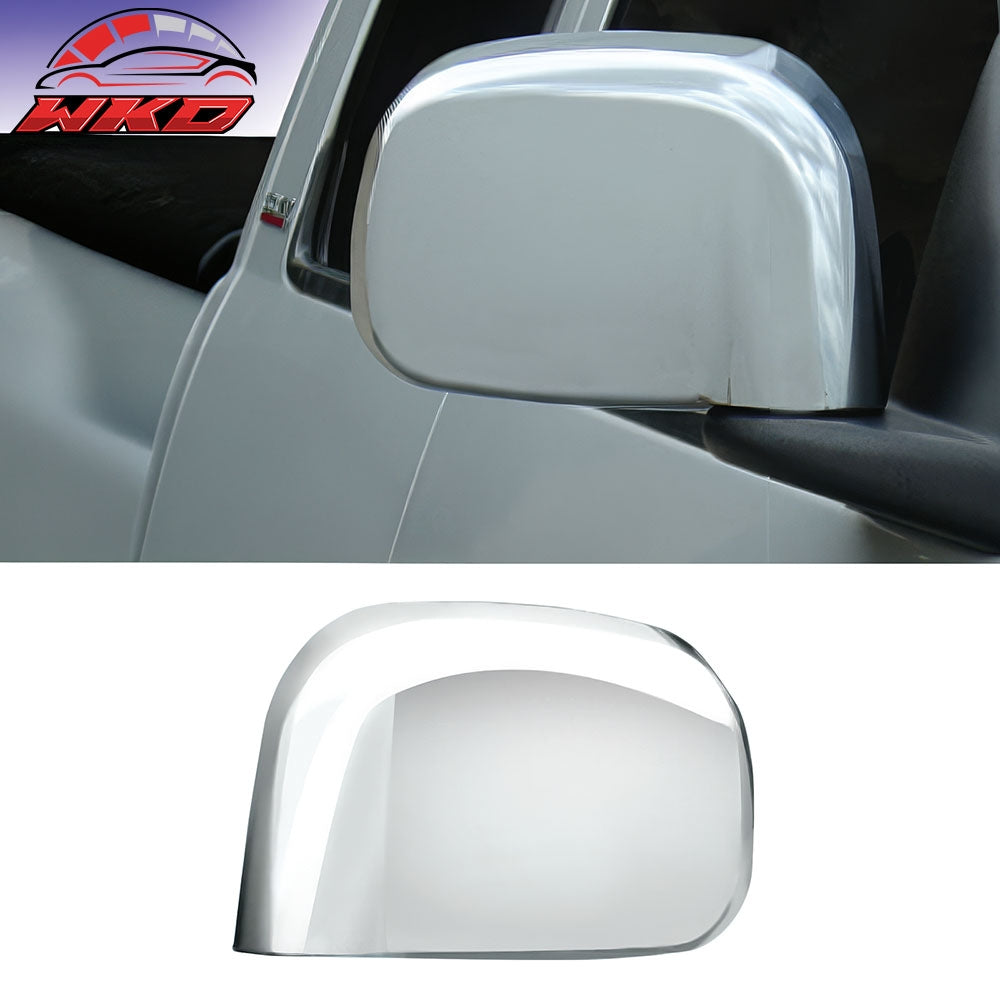 Fits 02-08 Dodge Ram Rear Side View Mirror Covers Caps Overlay Chrome ABS Pair