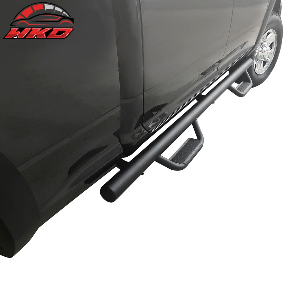 Fits 09-18 Dodge Ram 1500 2500 Quad Cab 2PCS Running Boards Side Step Nerf Bars