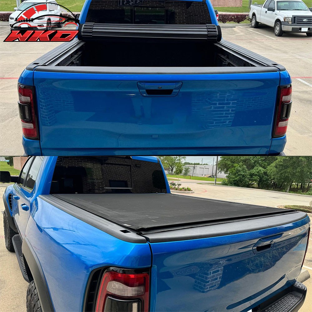 Fits 19-25 Ram 2500 3500 Tailgate Molding Cap Top Protector Spoiler Matte Black
