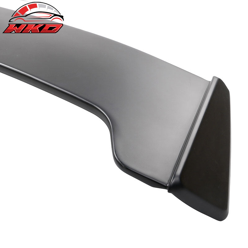 Fits 21-26 Dodge Durango IKON Style Rear Roof Spoiler Wing Lip Matte Black ABS