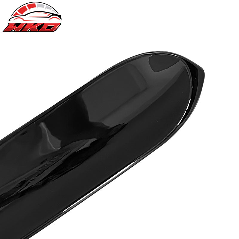 For 08-23 Dodge Challenger Rear Window Roof Spoiler Wing Painted Gloss Black ABS