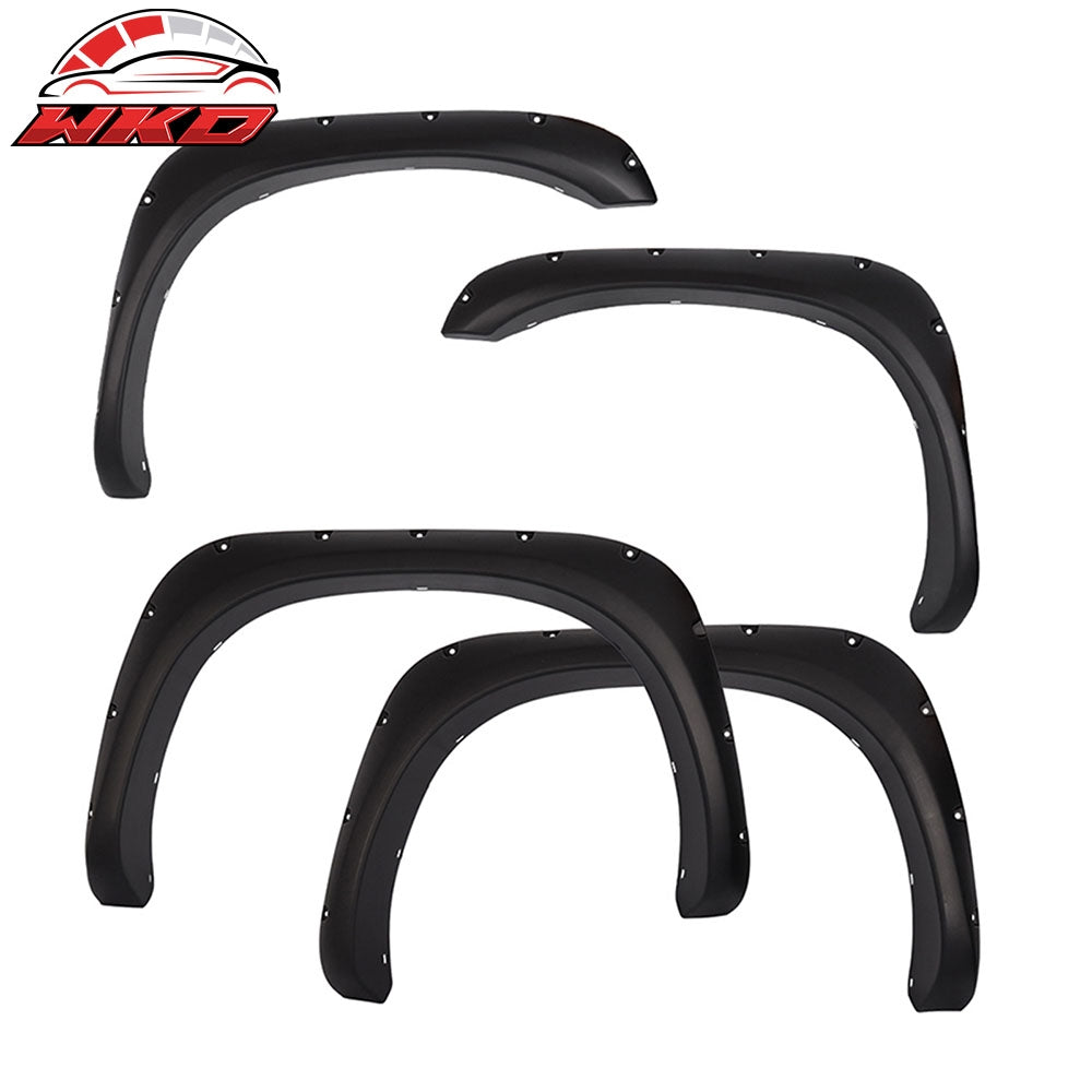 Fits 02-08 Dodge Ram 1500 2500 3500 Pocket Rivet Style Fender Flares PP Textured