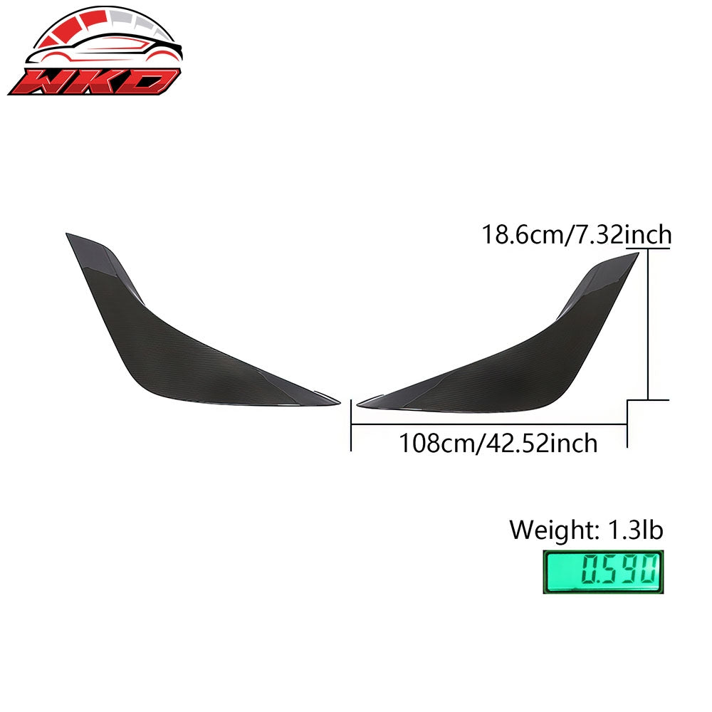Dry Carbon Fiber Fit 20-25 Toyota GR Supra A90 A91 Side Fender Vent Door Garnish