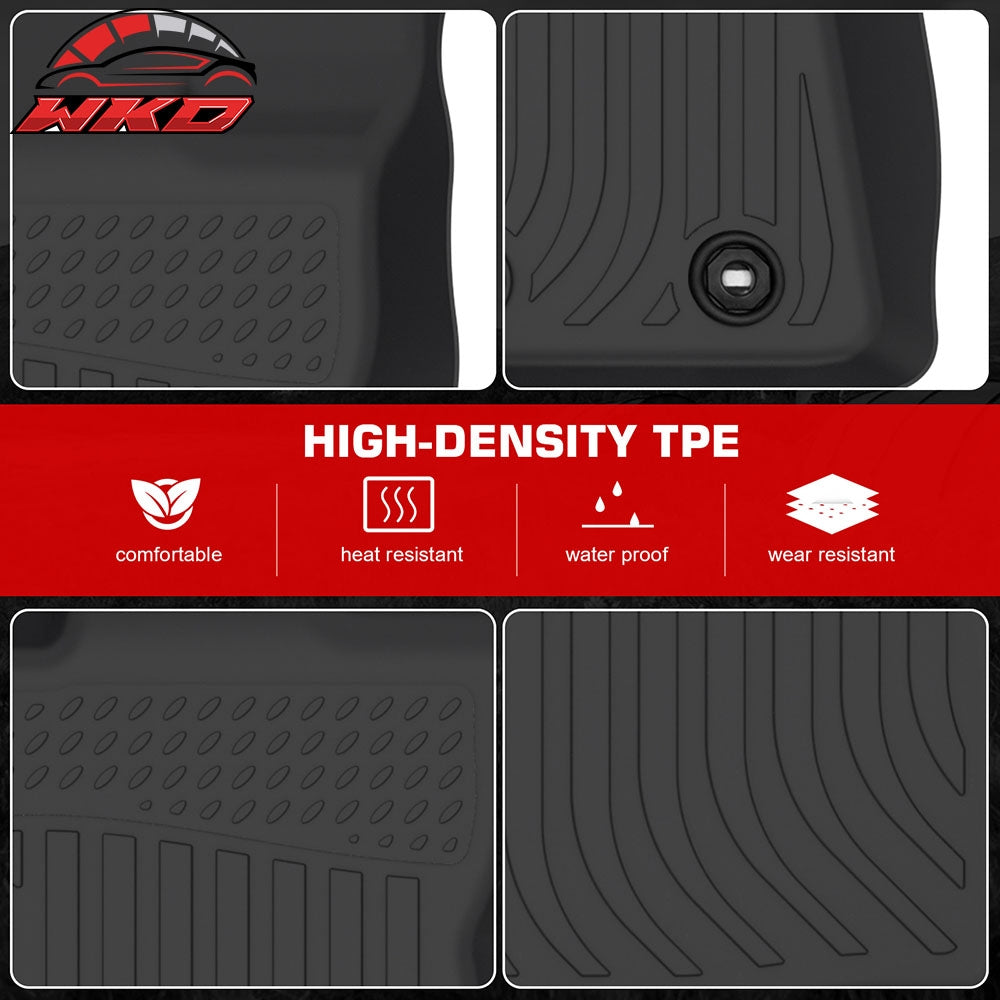 For 24-25 Subaru Crosstrek All Weather 3D Molded TPE Floor Mat Liner & Trunk Mat