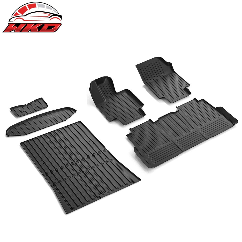 For 23-24 Tesla Cybertruck 3D Floor Mats Trunk Protector Liner Truck Bed Mat TPE