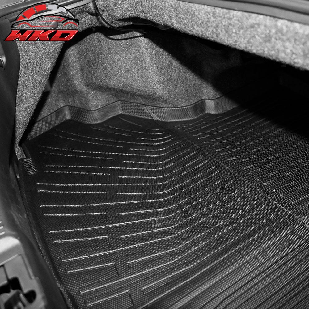 For 15-2026 Ford Mustang Floor Mats All Weather Protection Trunk Liners TPE Carpet