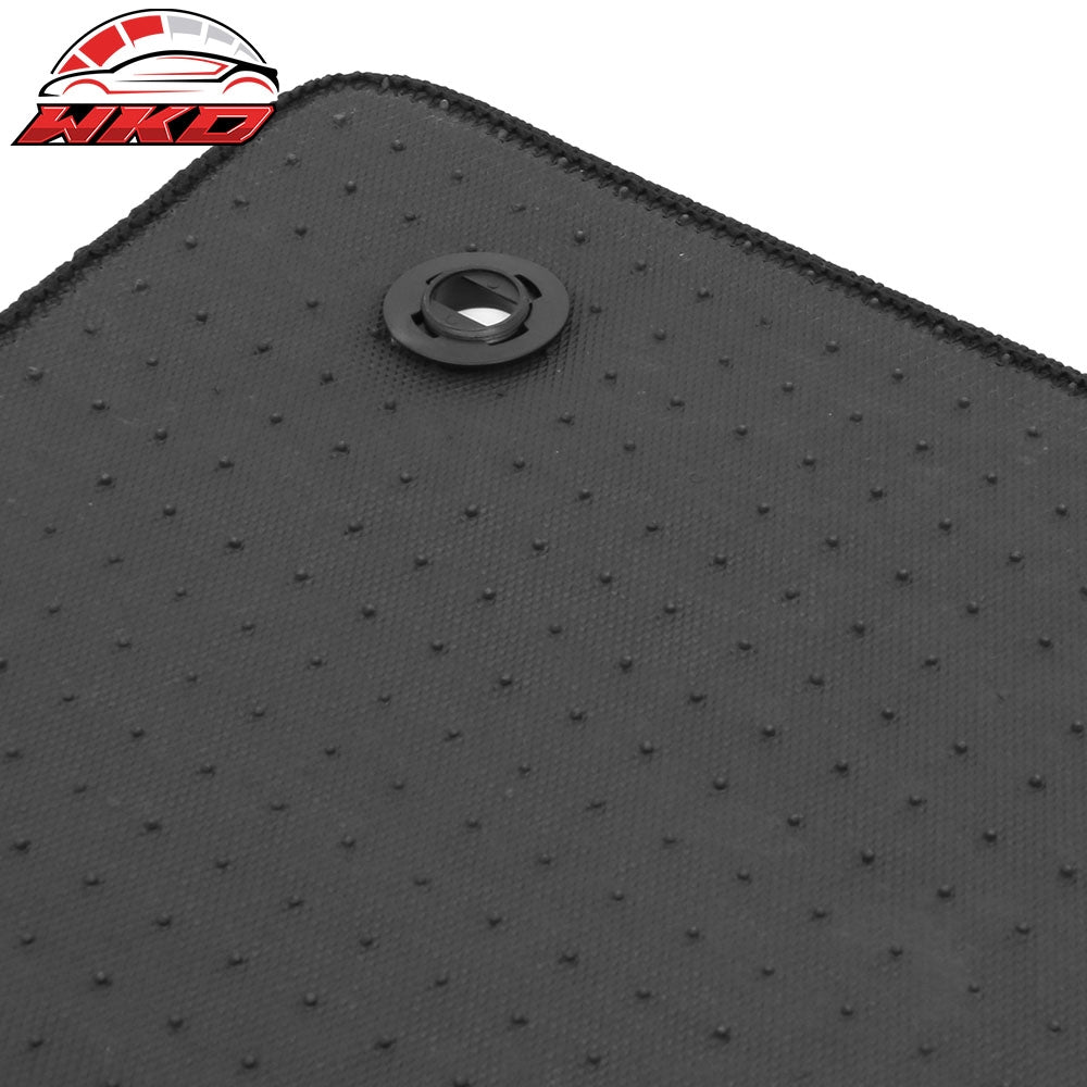 Fits 23-25 Toyota bZ4X & Subaru Solterra 4PCS Car Floor Mats Carpets Nylon Black