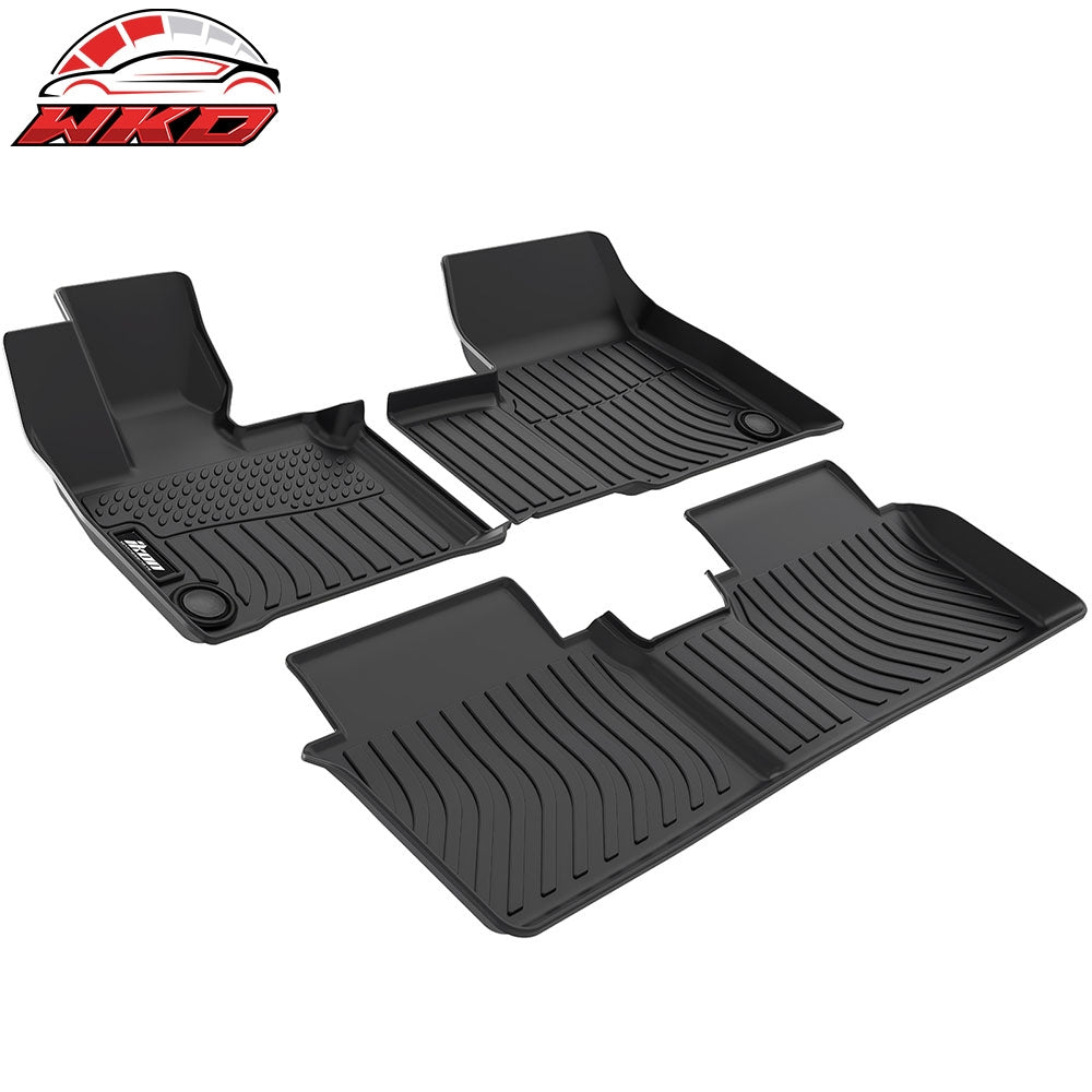 Fits 14-19 BMW I01 i3 Floor Mats TPE Carpets 3D All Weather 1st 2nd Row Liner