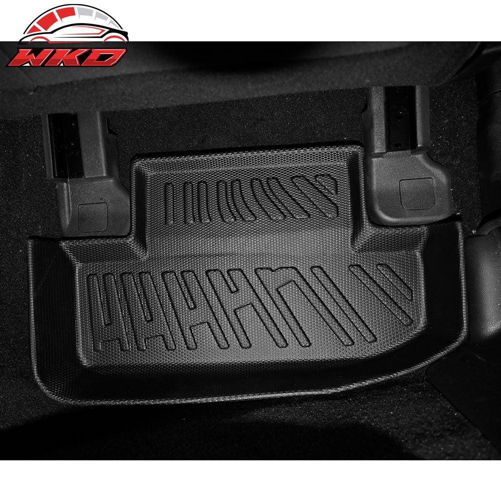 For 15-24 Ford Mustang Floor Mats All Weather Protection Liners TPE Carpet Black
