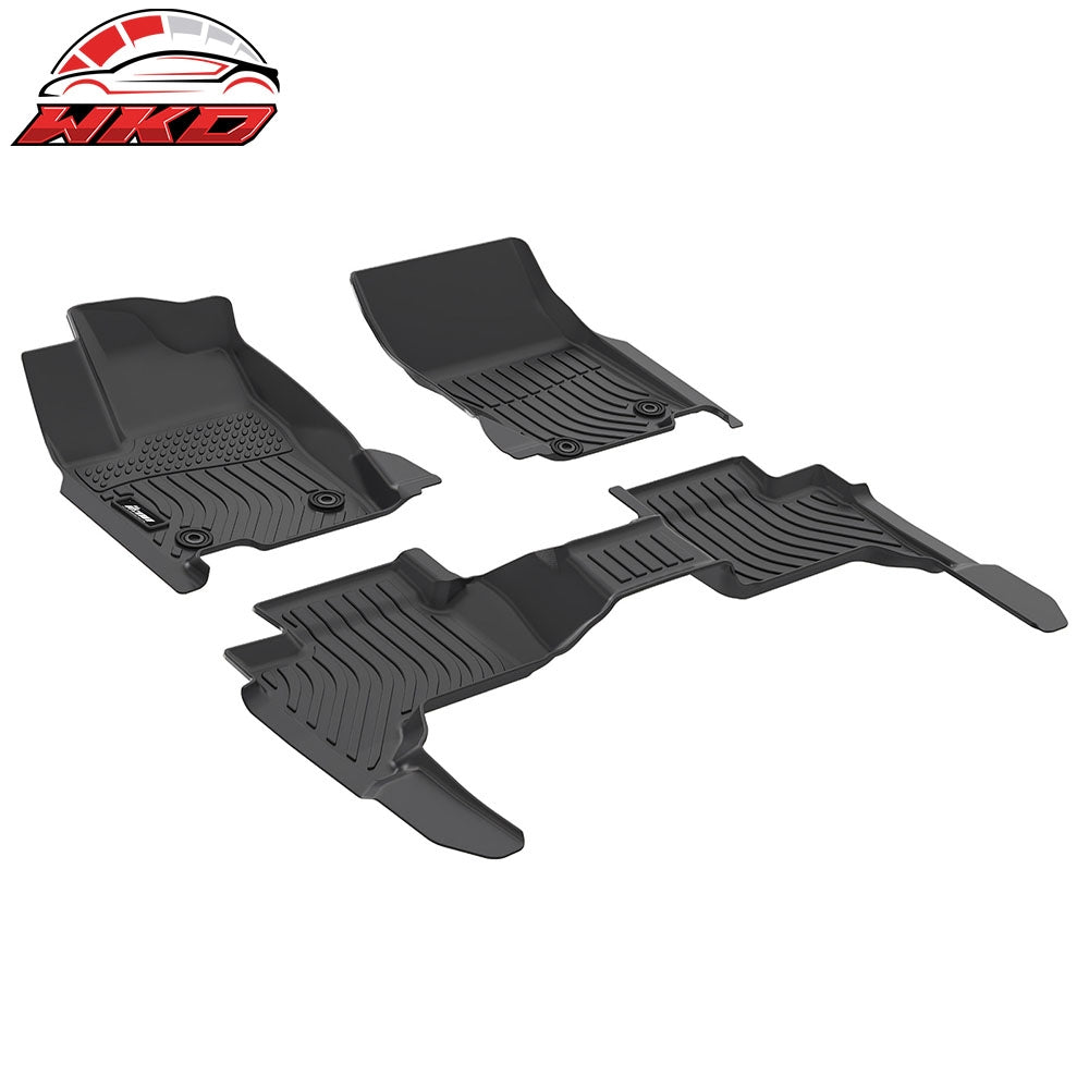 Fits 24-25 Land Cruiser/Lexus GX550 5-Seat Floor Mats TPE 3D All Weather Carpets