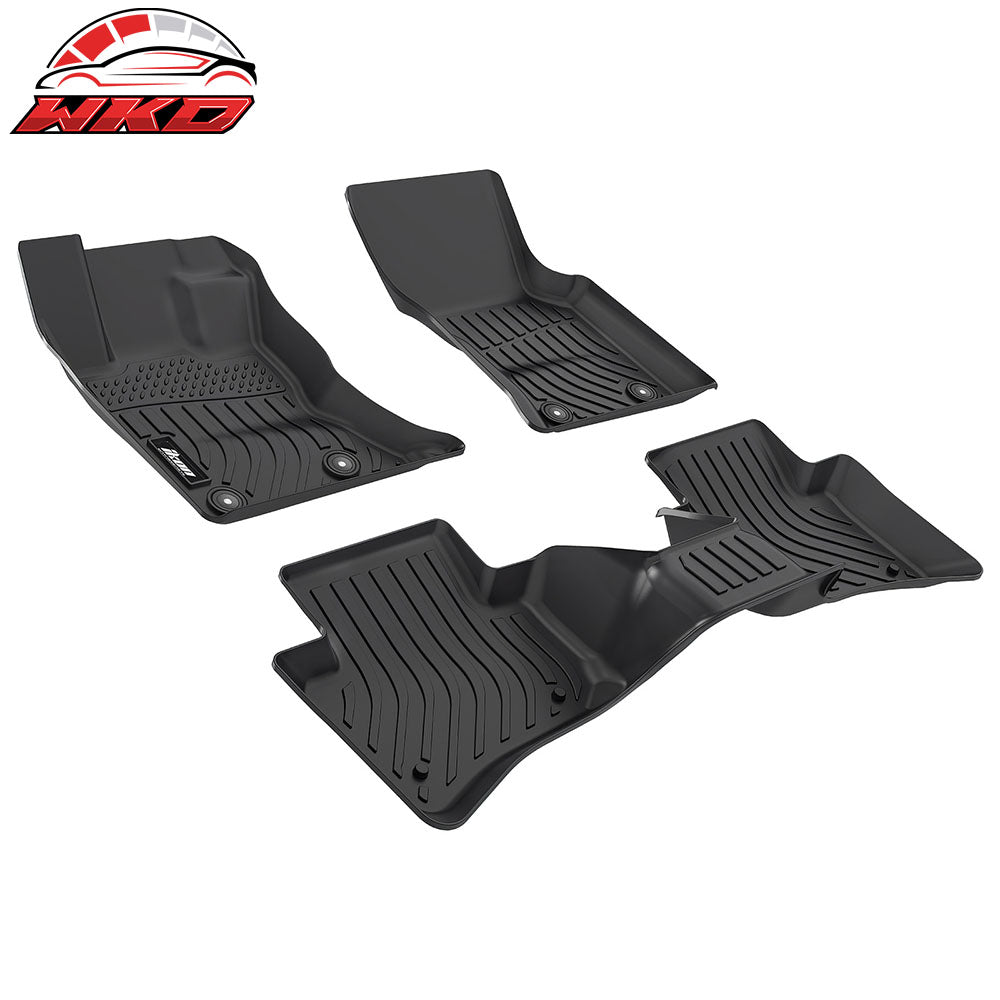 Fits 21-25 Land Rover Range Rover Velar Floor Mats TPE All Weather 3D Carpets