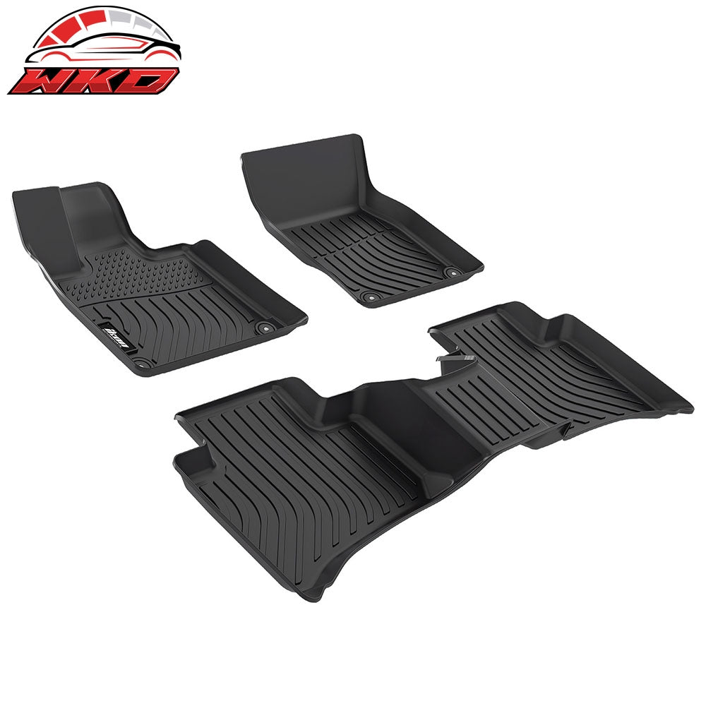Fits 23-25 Maserati Grecale Floor Mats TPE Carpets All Weather 3D Liner Guard