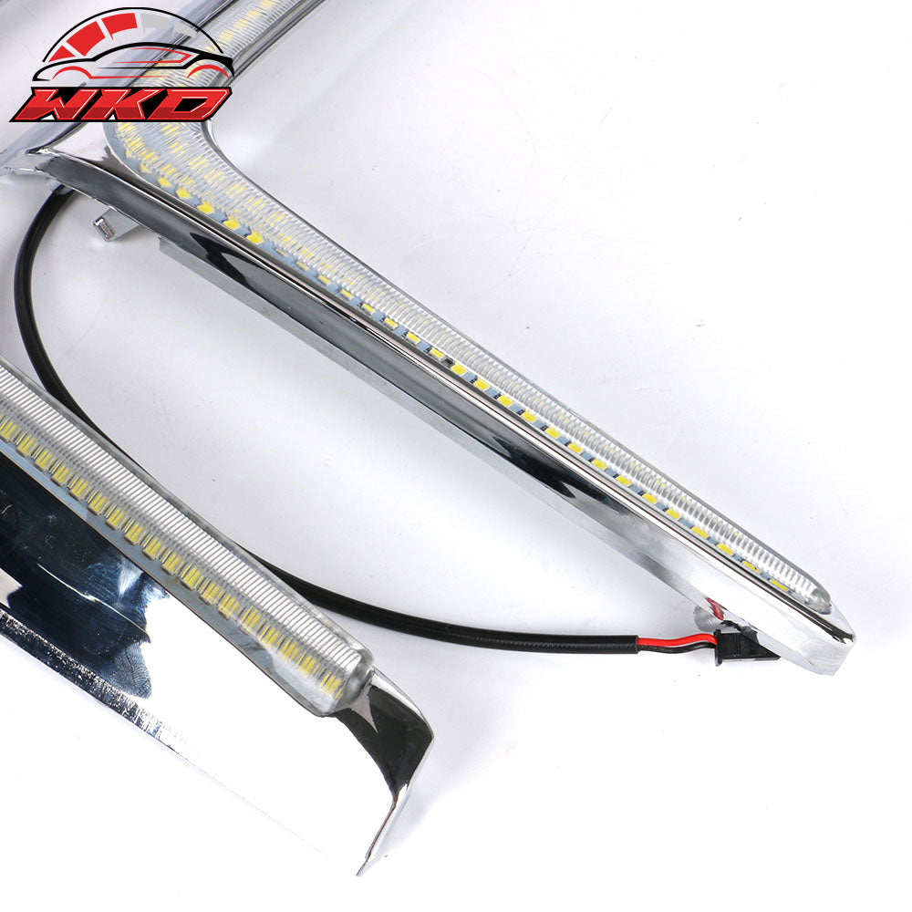 Fits 16-17 Subaru Crosstrek XV LED DRL Daytime Running Driving Light Fog Lamps