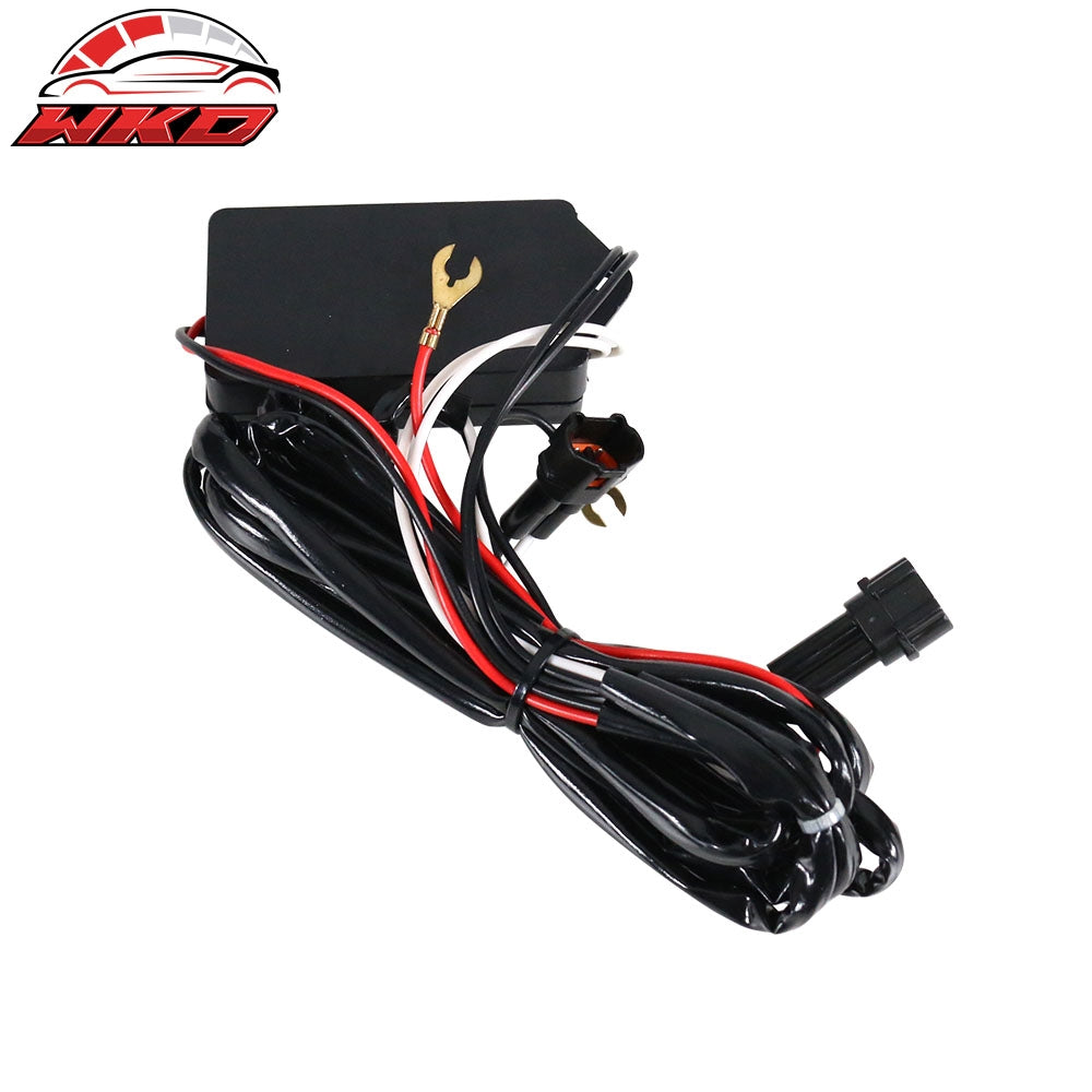 Fits 10-14 VW Golf MK6 GTI White LED Running Light DRL Fog Lights